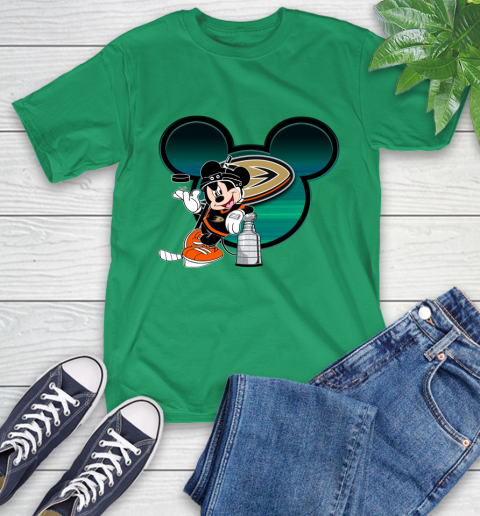 NHL Anaheim Ducks Stanley Cup Mickey Mouse Disney Hockey T Shirt T-Shirt 7