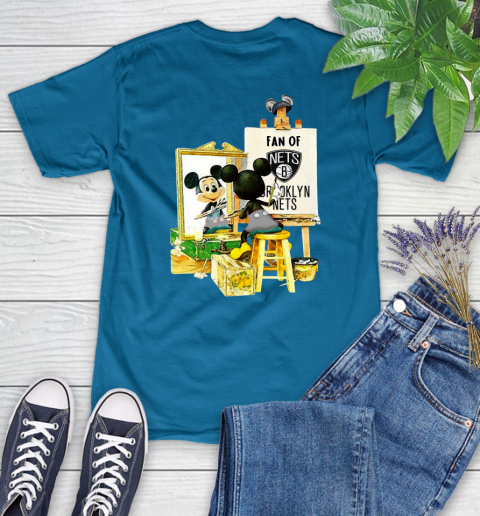 NBA Basketball Brooklyn Nets Mickey Drawing Shirt 89