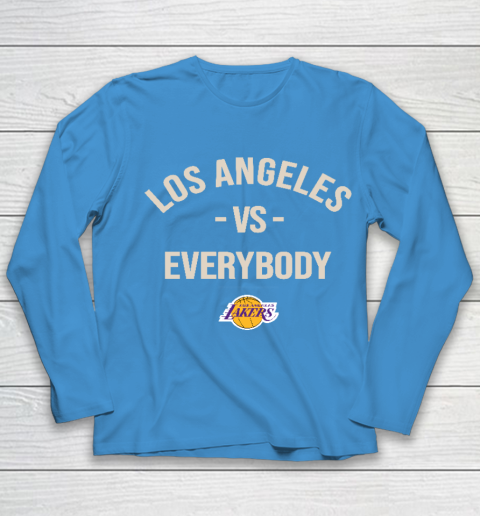 Los Angeles Lakers Vs Everybody Youth Long Sleeve 5