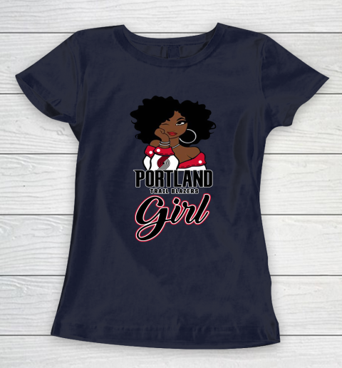 Portland Trail Blazers Girl NBA Women's T-Shirt 4