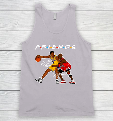 Michael Jordan And Kobe Bryant Friends Signatures Tank Top 3