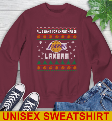 NBA Basketball All I Want For Christmas Is Los Angeles Lakers 30