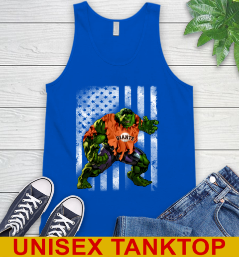 San Francisco Giants Hulk Marvel Avengers MLB Baseball American Flag Tank Top 5 San Francisco Giants Hulk Marvel Avengers MLB Baseball American Flag Tank Top - Image 5