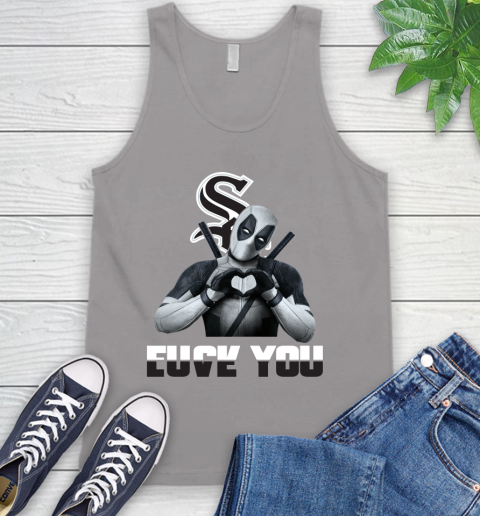 MLB Chicago White Sox Deadpool Love You Fuck You Baseball Sports Tank Top 3