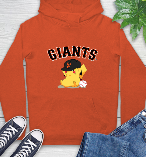 MLB Pikachu Baseball Sports San Francisco Giants Hoodie 5