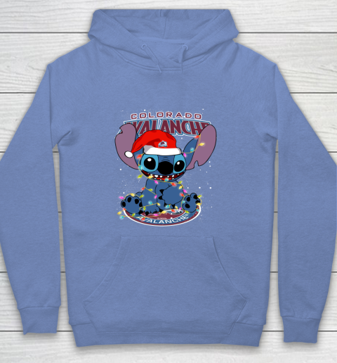 Colorado Avalanche NHL Hockey noel stitch Christmas Youth Hoodie 8 Colorado Avalanche NHL Hockey noel stitch Christmas Youth Hoodie - Image 8