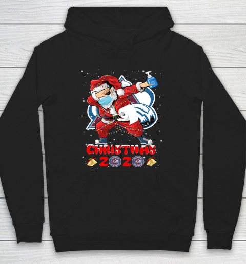 Colorado Avalanche Funny Santa Claus Dabbing Christmas 2020 NHL Hoodie