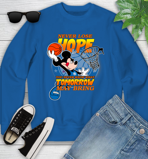 Philadelphia 76ers NBA Basketball Mickey Disney Never Lose Hope Youth Sweatshirt 8 Philadelphia 76ers NBA Basketball Mickey Disney Never Lose Hope Youth Sweatshirt - Image 8