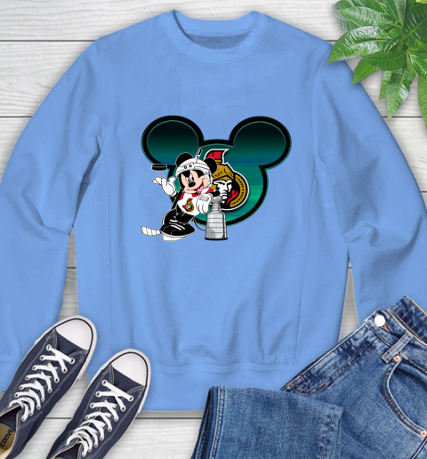 NHL Ottawa Senators Stanley Cup Mickey Mouse Disney Hockey T Shirt Sweatshirt 11