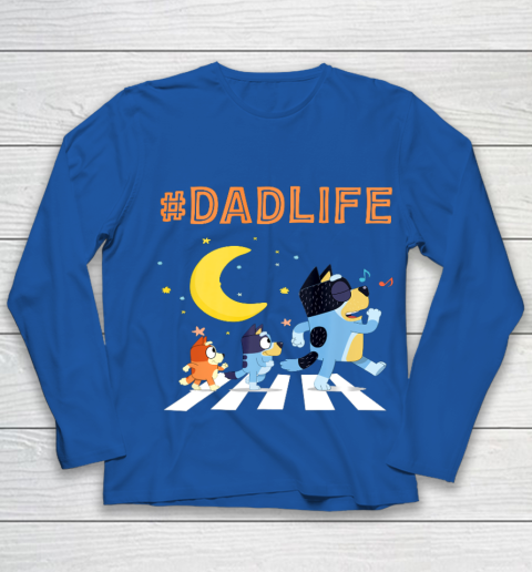 Bluey Dad Family Lover In My Life Youth Long Sleeve 7