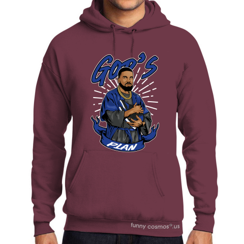 Air Jordan 1 Royal Matching Sneaker Shirt Drake God's Plan Black And Royal Sneaker Shirt