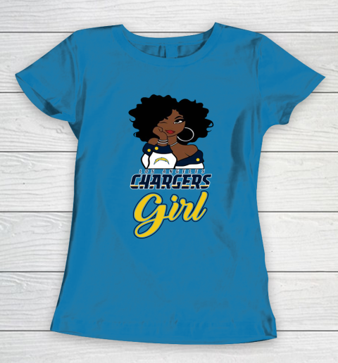 Los Angeles Chargers Girl NFL Women's T-Shirt 8