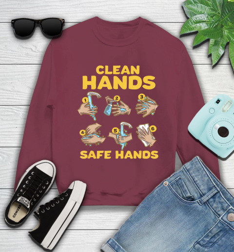 Nurse Shirt Washing Clean Hands Safe Hand Hygiene Wash Save T Shirt Sweatshirt 5