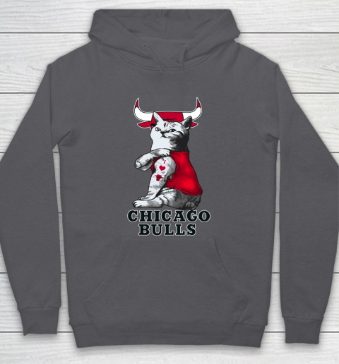 NBA Basketball My Cat Loves Chicago Bulls Hoodie 4