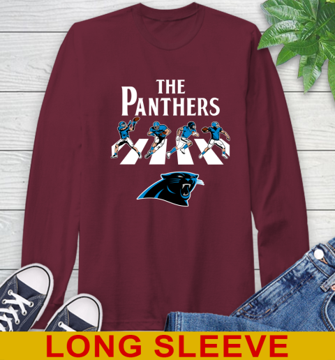 NFL Football Carolina Panthers The Beatles Rock Band Shirt Long Sleeve T-Shirt 7