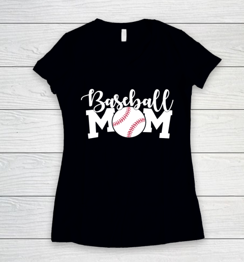 Hashtag Baseball Mom T-shirt - shirts with sayings for women