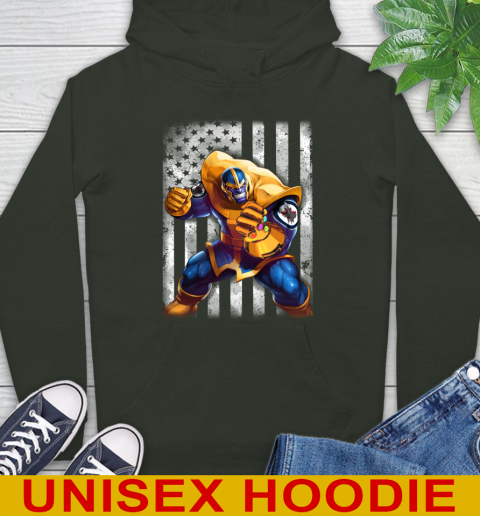 NHL Hockey Winnipeg Jets Thanos Marvel American Flag Shirt Hoodie 12