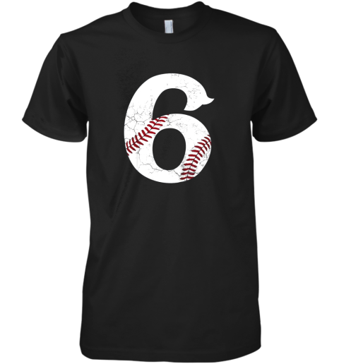 Kids Happy Birthday 6th 6 Year Old Baseball Gift Boys Girls 2013 Premium Men's T-Shirt
