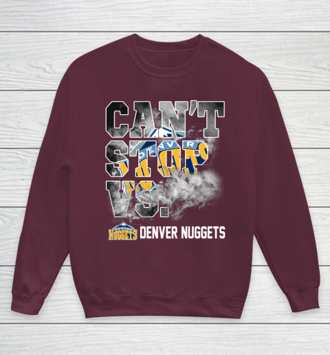NBA Denver Nuggets Basketball Can't Stop Vs Youth Sweatshirt 4