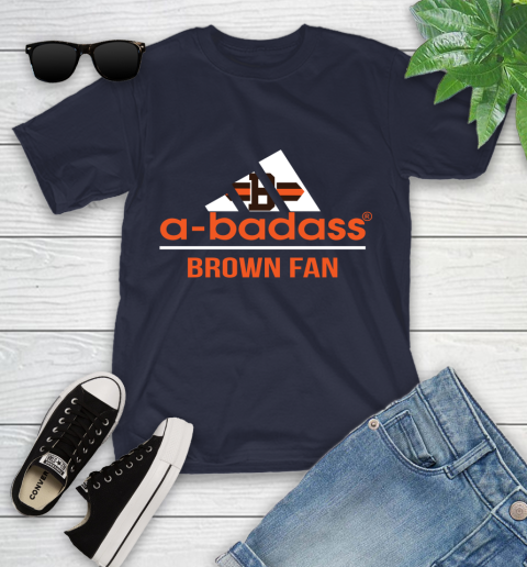 NFL A Badass Cleveland Browns Fan Adidas Football Sports Youth T-Shirt 2