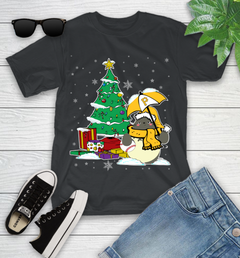 Pittsburgh Pirates MLB Baseball Cute Tonari No Totoro Christmas Sports Youth T-Shirt