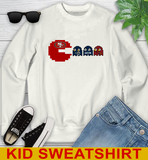 San Francisco 49ers NFL Football Pac Man Champion Youth Sweatshirt