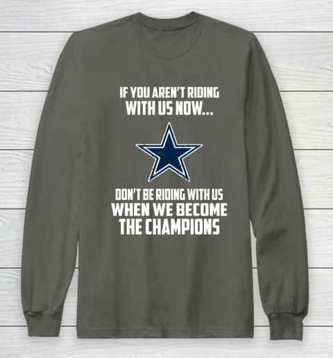 NFL Dallas Cowboys Football We Become The Champions Long Sleeve T-Shirt 5