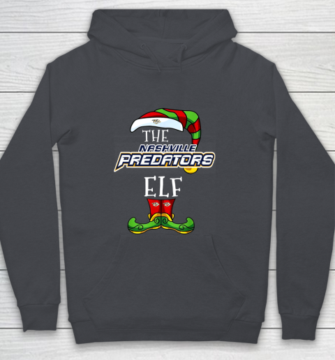 Nashville Predators Christmas ELF Funny NHL Youth Hoodie 5