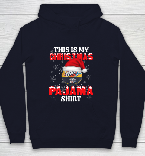 Oklahoma City Thunder This Is My Christmas Pajama Shirt NBA Youth Hoodie 2
