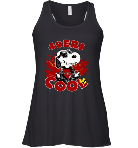 San Francisco 49ers Snoopy Joe Cool We're Awesome Racerback Tank