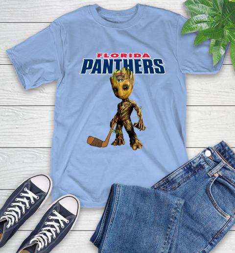 Florida Panthers NHL Hockey Groot Marvel Guardians Of The Galaxy T-Shirt 11
