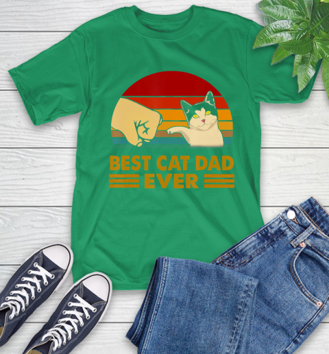 Father Gift Shirt Cat Dad Retro Vintage For Father S Day Cat