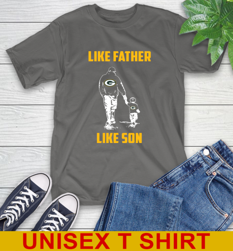 Green Bay Packers NFL Football Like Father Like Son Sports T-Shirt 10