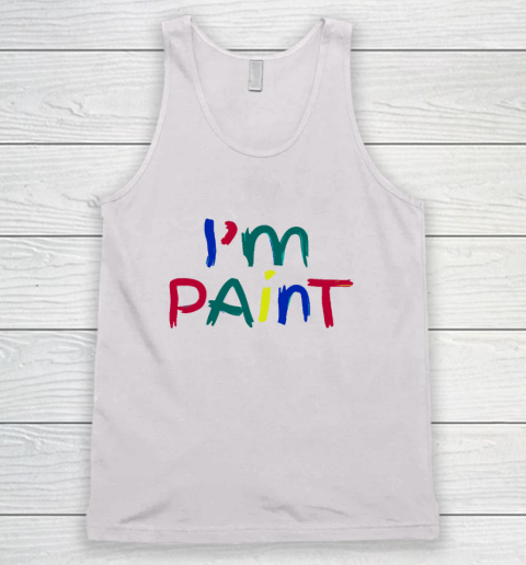 I Heart Love To Finger Paint Couple Valentine I'm Paint Tank Top