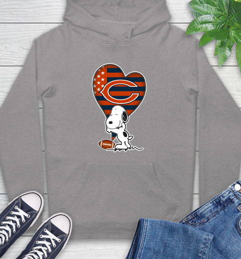 Chicago Bears NFL Football The Peanuts Movie Adorable Snoopy Hoodie 6