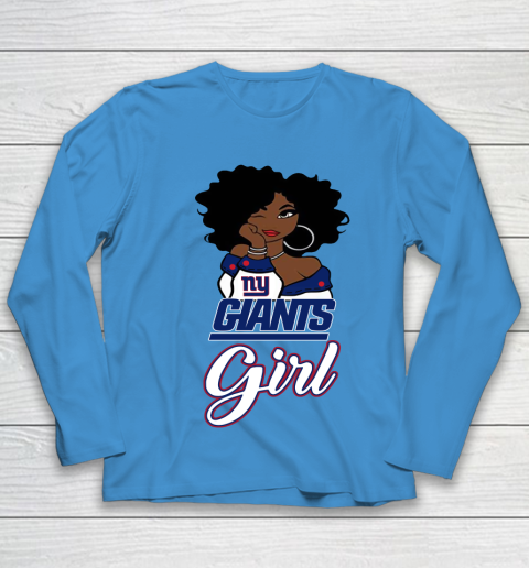 New York Giants Girl NFL Youth Long Sleeve 7