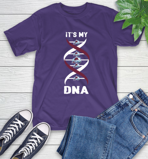 Colorado Avalanche NHL Hockey It's My DNA Sports T-Shirt 5