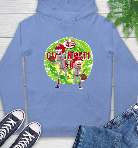 MLB Cincinnati Reds Rick And Morty Baseball Sports Hoodie 11