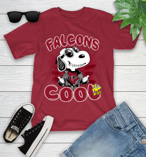 NFL Football Atlanta Falcons Cool Snoopy Shirt Youth T-Shirt 12