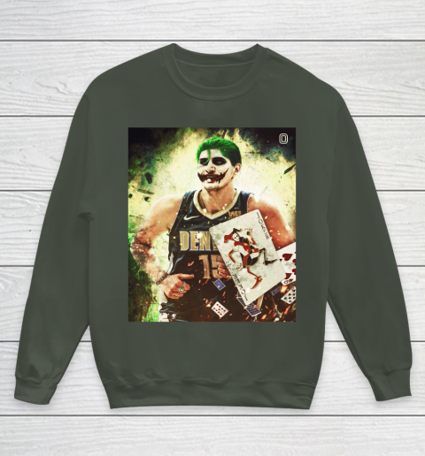 Nikola Jokic MVP Denver Joker Youth Sweatshirt 8
