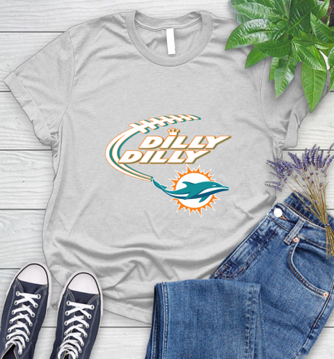 NFL Miami Dolphins Dilly Dilly Football Sports Women's T-Shirt