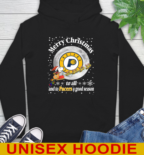 Indiana Pacers Merry Christmas To All And To Pacers A Good Season NBA Basketball Sports Hoodie