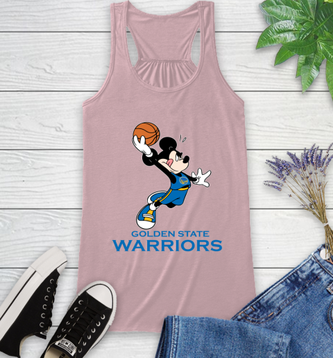 NBA Basketball Golden State Warriors Cheerful Mickey Mouse Shirt Racerback Tank 11 NBA Basketball Golden State Warriors Cheerful Mickey Mouse Shirt Racerback Tank - Image 11