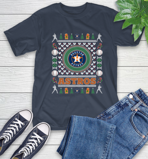 Houston Astros Merry Christmas MLB Baseball Loyal Fan Ugly Shirt 3