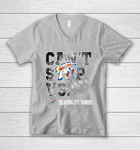 NBA Oklahoma City Thunder Basketball Can't Stop Vs V-Neck T-Shirt 3