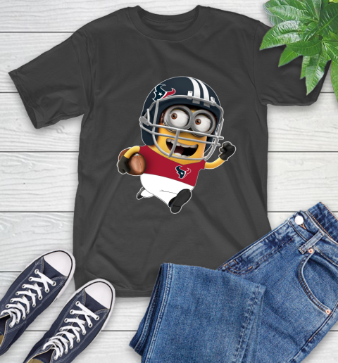 NFL Houston Texans Minions Disney Football Sports T-Shirt 2