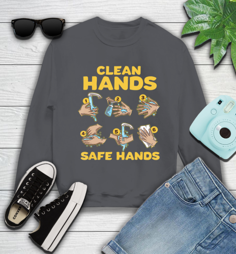 Nurse Shirt Washing Clean Hands Safe Hand Hygiene Wash Save T Shirt Sweatshirt 6