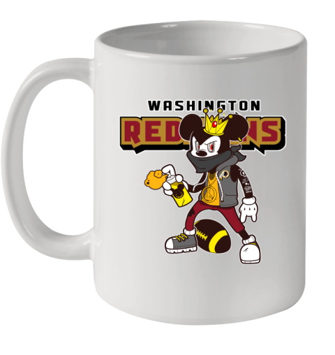 Washington Redskins NFL Football Mickey Peace Sign Sports Ceramic Mug 11oz