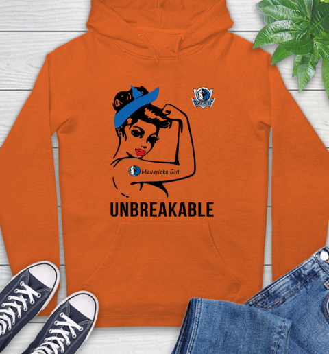 NBA Dallas Mavericks Girl Unbreakable Basketball Sports Hoodie 3