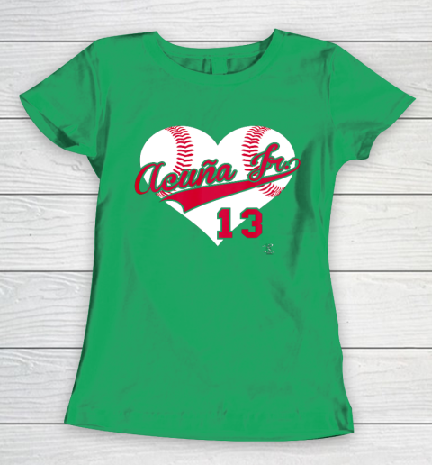 Ronald Acuna Jr Baseball Heart Gameday Women's T-Shirt 5